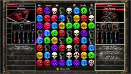 In game image of Puzzle Quest 2 on the Microsoft Xbox 360.