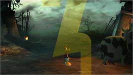 In game image of Rayman - Raving Rabbids on the Microsoft Xbox 360.