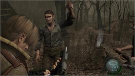 In game image of Resident Evil 4 Hd on the Microsoft Xbox 360.