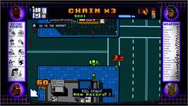 In game image of Retro City Rampage on the Microsoft Xbox 360.