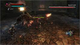 In game image of Royaumes D'amalur - Reckoning, Les on the Microsoft Xbox 360.