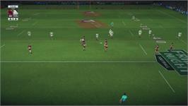 In game image of Rugby League Live 3 on the Microsoft Xbox 360.