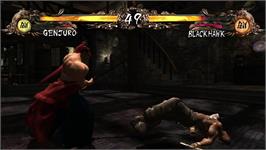 In game image of Samurai Shodown Sen on the Microsoft Xbox 360.
