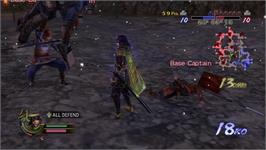 In game image of Samurai Warriors 2 - Empires on the Microsoft Xbox 360.