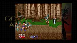 In game image of Sega Vintage Collection - Golden Axe on the Microsoft Xbox 360.