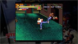 In game image of Sega Vintage Collection - Streets Of Rage on the Microsoft Xbox 360.
