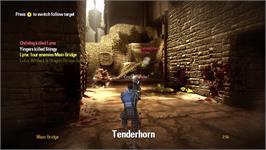 In game image of Shadowrun on the Microsoft Xbox 360.