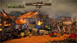 In game image of Shoot Many Robots on the Microsoft Xbox 360.