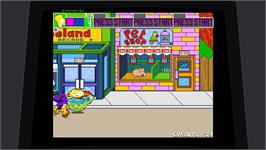 In game image of Simpsons - Arcade Game, The on the Microsoft Xbox 360.