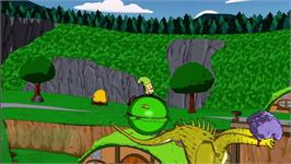 In game image of Simpsons Game, The on the Microsoft Xbox 360.