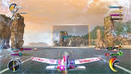 In game image of Skydrift on the Microsoft Xbox 360.