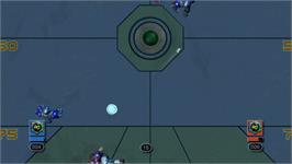 In game image of Speedball 2 - Brutal Deluxe on the Microsoft Xbox 360.