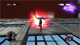 In game image of Spider-Man - Web of Shadows on the Microsoft Xbox 360.