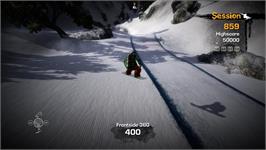 In game image of Stoked - Big Air Edition on the Microsoft Xbox 360.