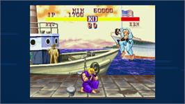 In game image of Street Fighter 2' - Hyper Fighting on the Microsoft Xbox 360.