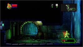 In game image of Teenage Mutant Ninja Turtles - Danger Of The Ooze on the Microsoft Xbox 360.