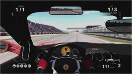In game image of Test Drive - Ferrari Racing Legends on the Microsoft Xbox 360.