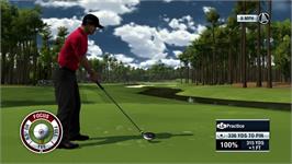 In game image of Tiger Woods Pga Tour 11 on the Microsoft Xbox 360.