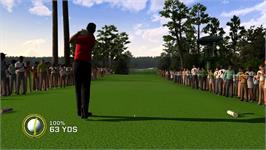 In game image of Tiger Woods Pga Tour 12 - The Masters on the Microsoft Xbox 360.