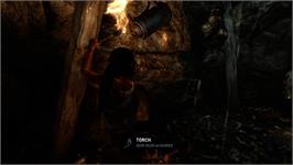 In game image of Tomb Raider on the Microsoft Xbox 360.