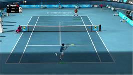 In game image of Top Spin 4 on the Microsoft Xbox 360.