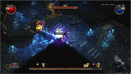 In game image of Torchlight on the Microsoft Xbox 360.