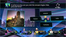 In game image of Trivial Pursuit Live! on the Microsoft Xbox 360.