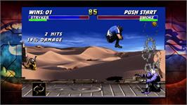 In game image of Ultimate Mortal Kombat 3 on the Microsoft Xbox 360.