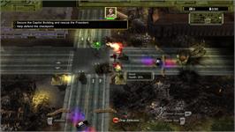 In game image of Universe At War - Earth Assault on the Microsoft Xbox 360.