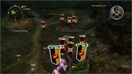 In game image of Warhammer - Battle March on the Microsoft Xbox 360.