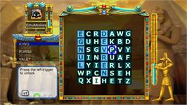 In game image of Word Puzzle on the Microsoft Xbox 360.