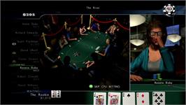 In game image of World Series Of Poker 2008 - Battle For The Bracelets on the Microsoft Xbox 360.