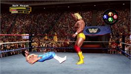 In game image of Wwe Legends Of Wrestlemania on the Microsoft Xbox 360.