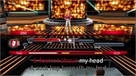 In game image of X Factor on the Microsoft Xbox 360.