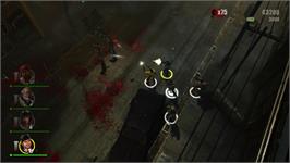 In game image of Zombie Apocalypse - Never Die Alone on the Microsoft Xbox 360.
