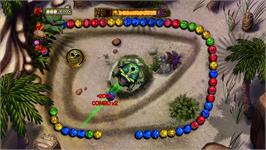 In game image of Zuma's Revenge! on the Microsoft Xbox 360.