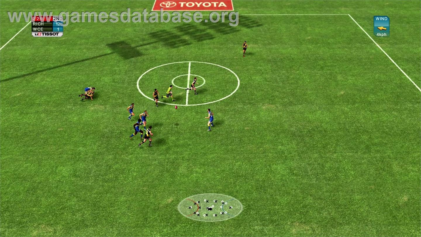 AFL Live 2 - Microsoft Xbox 360 - Artwork - In Game