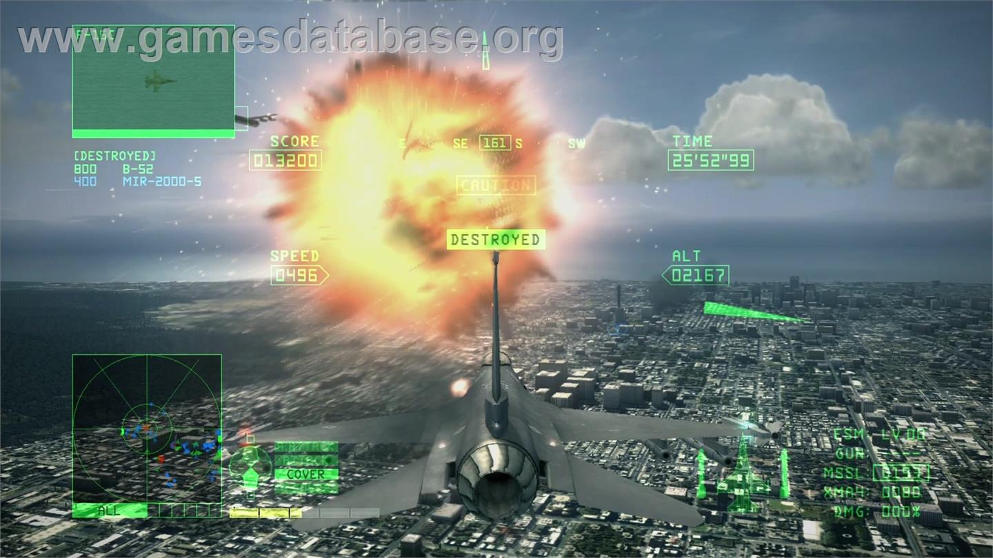 Ace Combat 6 - Fires Of Liberation - Microsoft Xbox 360 - Artwork - In Game