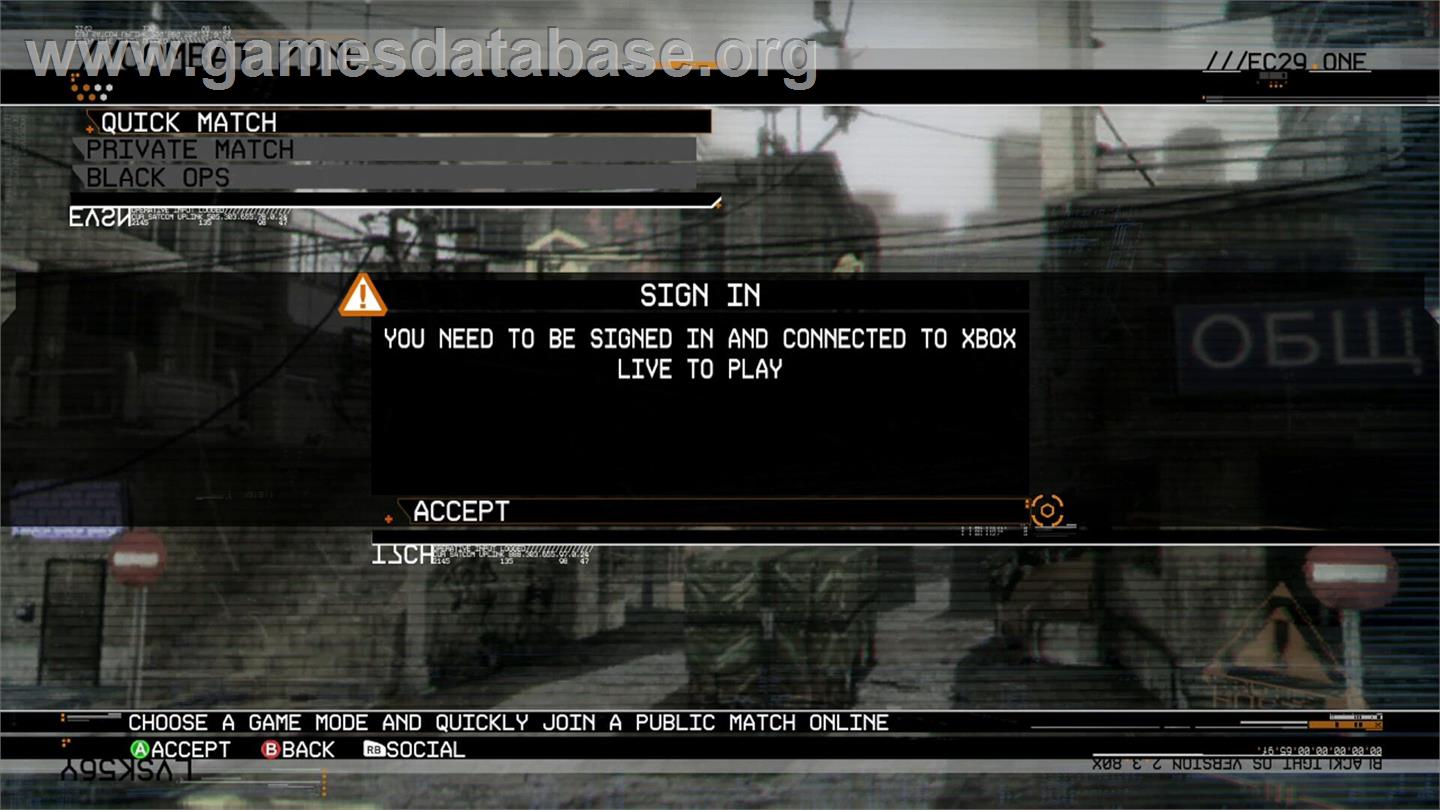 Blacklight - Tango Down - Microsoft Xbox 360 - Artwork - In Game