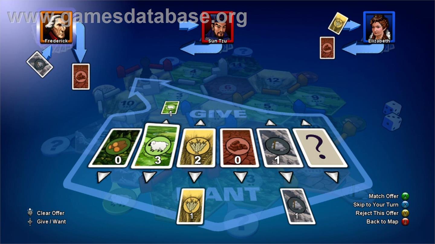 Catan - Microsoft Xbox 360 - Artwork - In Game