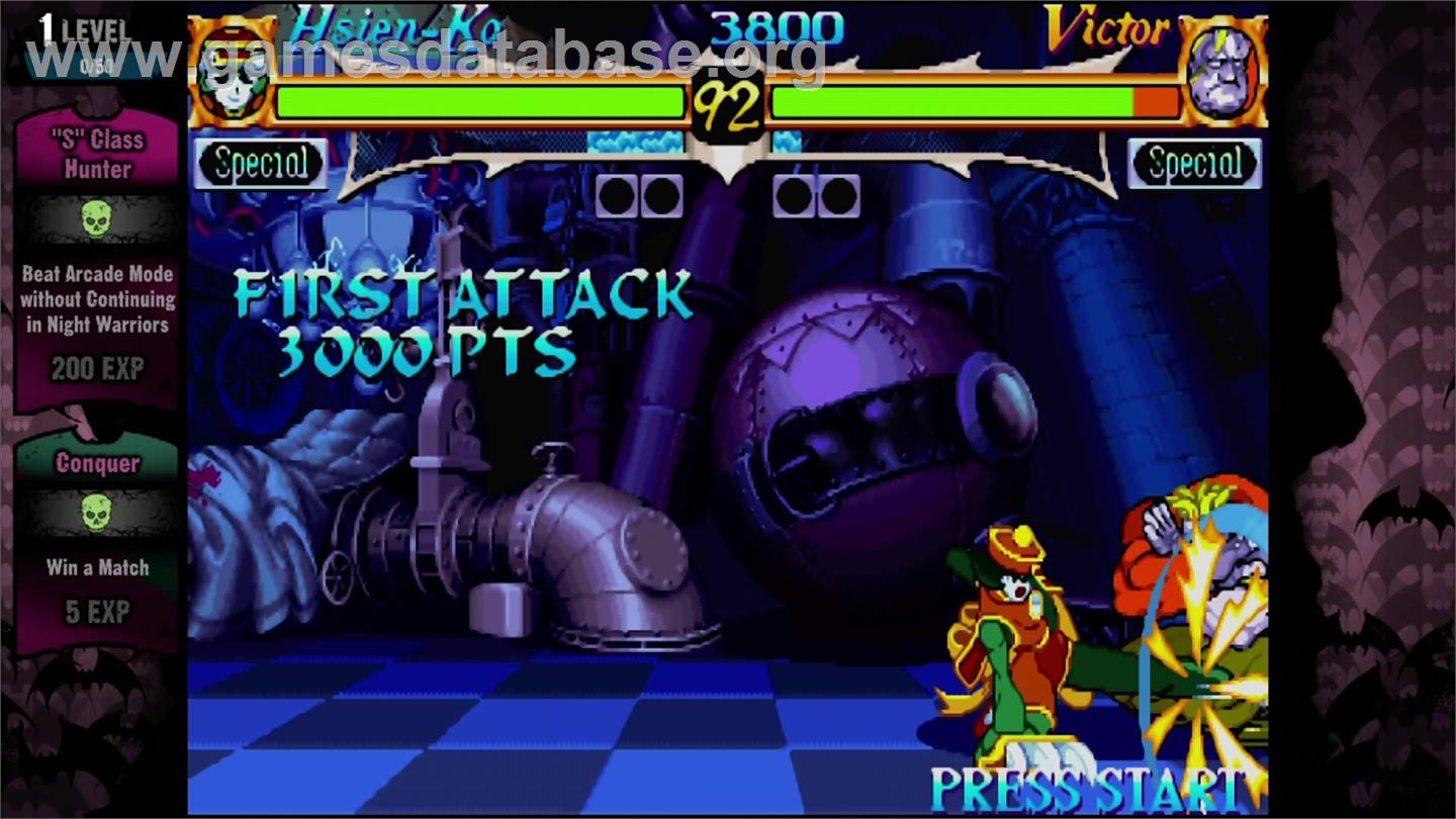 Darkstalkers Resurrection - Microsoft Xbox 360 - Artwork - In Game