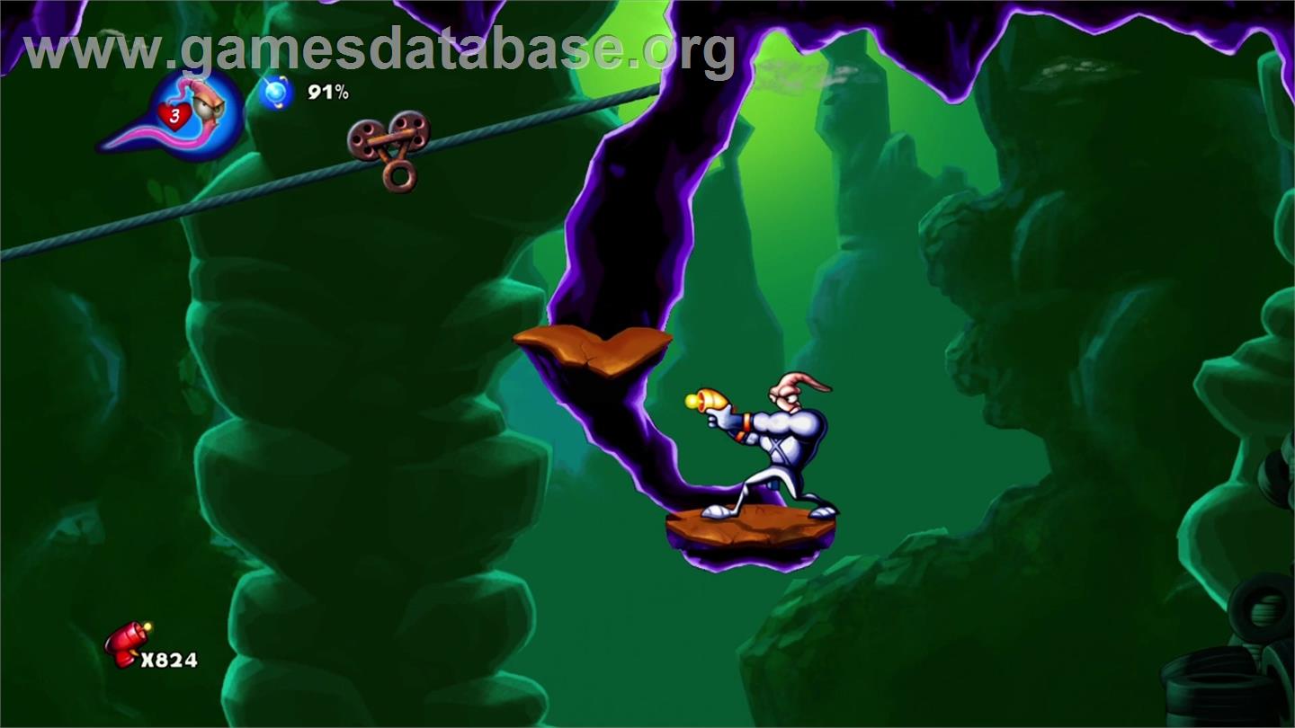 Earthworm Jim Hd - Microsoft Xbox 360 - Artwork - In Game
