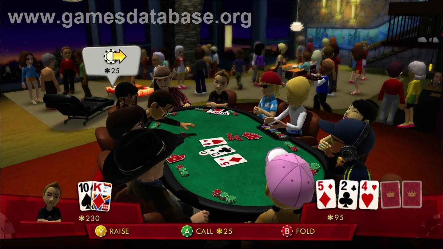 Full House Poker - Microsoft Xbox 360 - Artwork - In Game
