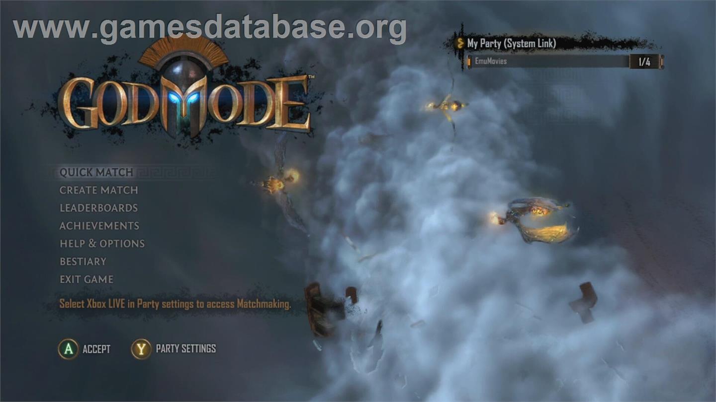 God Mode - Microsoft Xbox 360 - Artwork - In Game