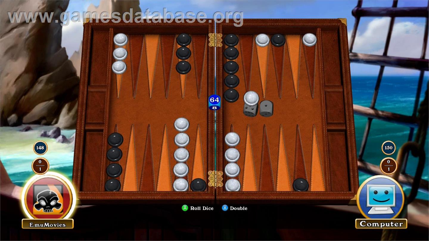Hardwood Backgammon - Microsoft Xbox 360 - Artwork - In Game