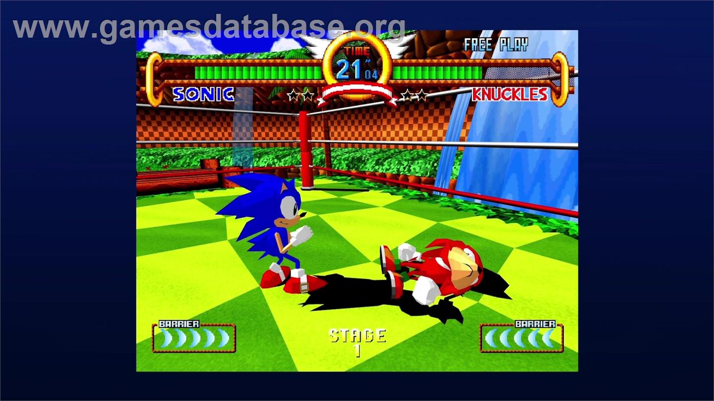 Sonic The Fighters - Microsoft Xbox 360 - Artwork - In Game