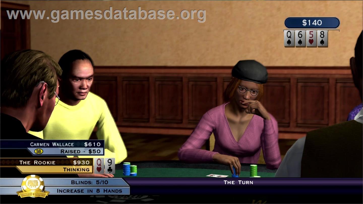 World Series Of Poker - Tournament Of Champions 2007 Edition - Microsoft Xbox 360 - Artwork - In Game
