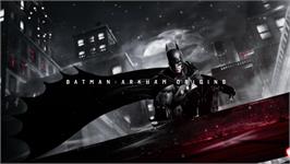 Title screen of Batman Arkham Origins on the Microsoft Xbox 360.