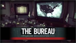 Title screen of Bureau - Xcom Declassified, The on the Microsoft Xbox 360.