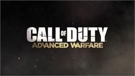 Title screen of Call Of Duty - Advanced Warfare on the Microsoft Xbox 360.
